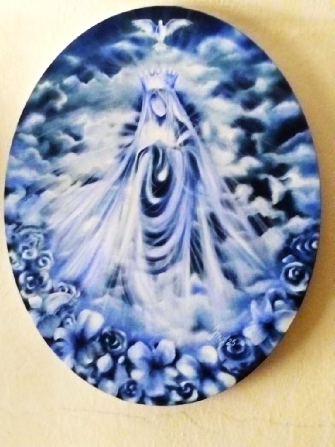 V každém oblaku je skryta NADĚJE / olej na plátně